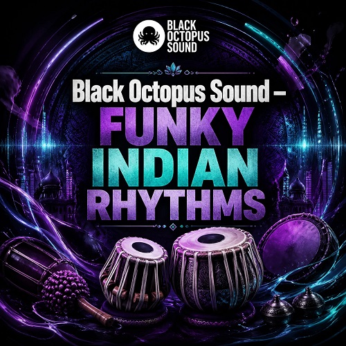پکیج لوپ فانک هندی Black Octopus Sound–Funky Indian Rhythms