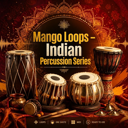پکیج لوپ پرکاشن هندی Mango Loops–Indian Percussion